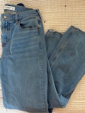 Abercrombie & Fitch Light Blue High-Rise Jeans